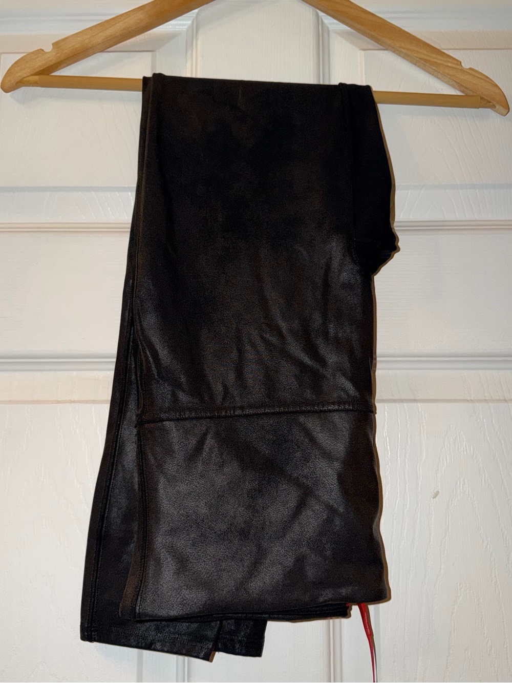 SPANX Faux Leather Leggings - Black